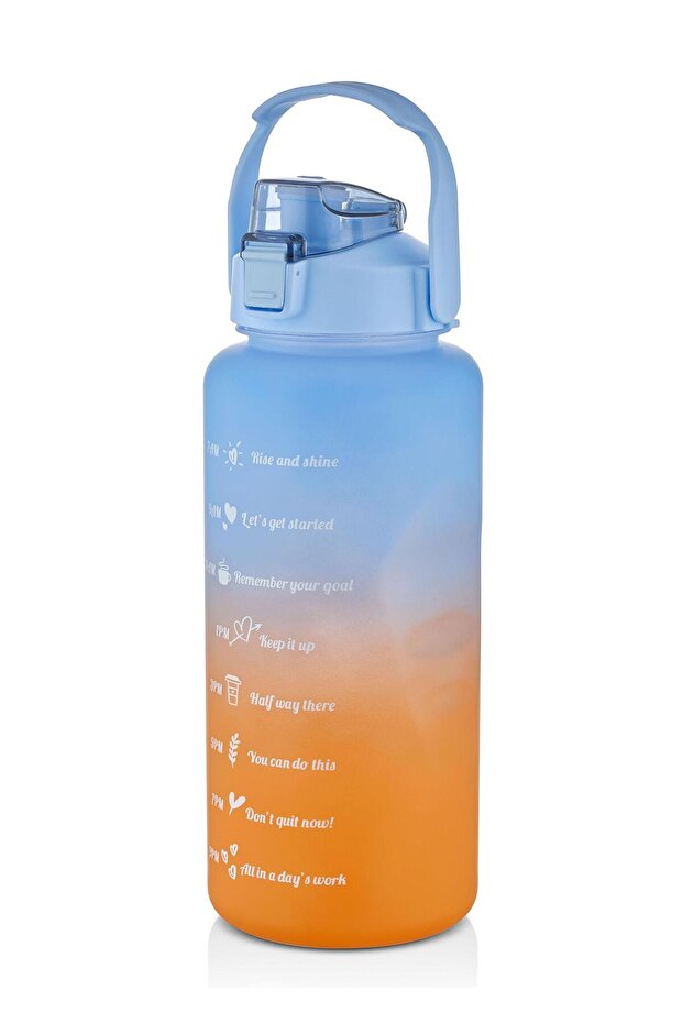 زجاجة مياه H2O زرقاء 2000 مل 75565