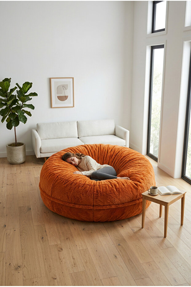 Pufio Dev Boy Rengarenk Dev Puf Özel Tasarım - 3