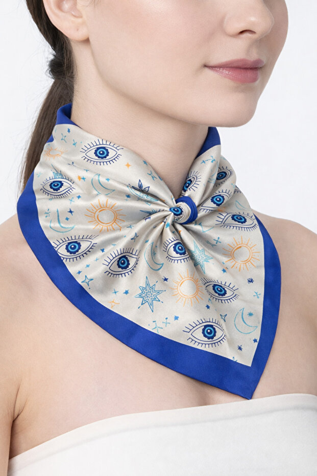 وشاح منقوش على شكل عين Estascarf - 1