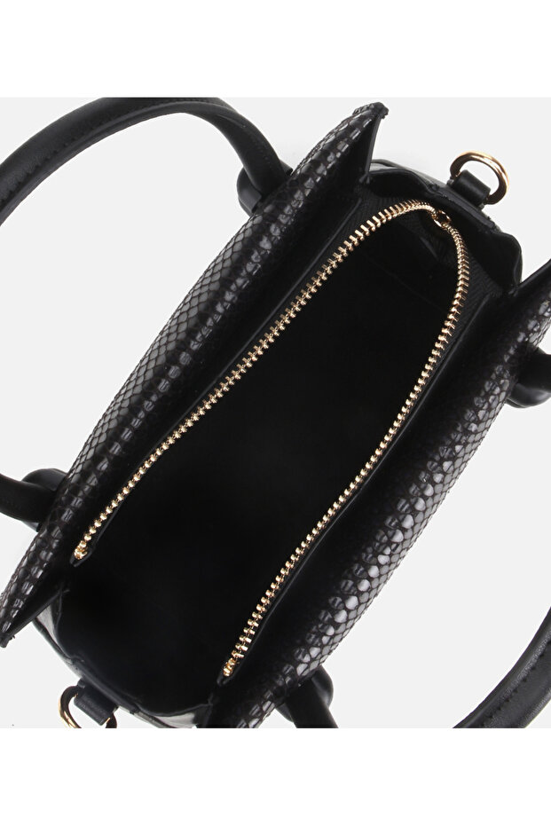 Kadın Siyah Mini Çanta - 8