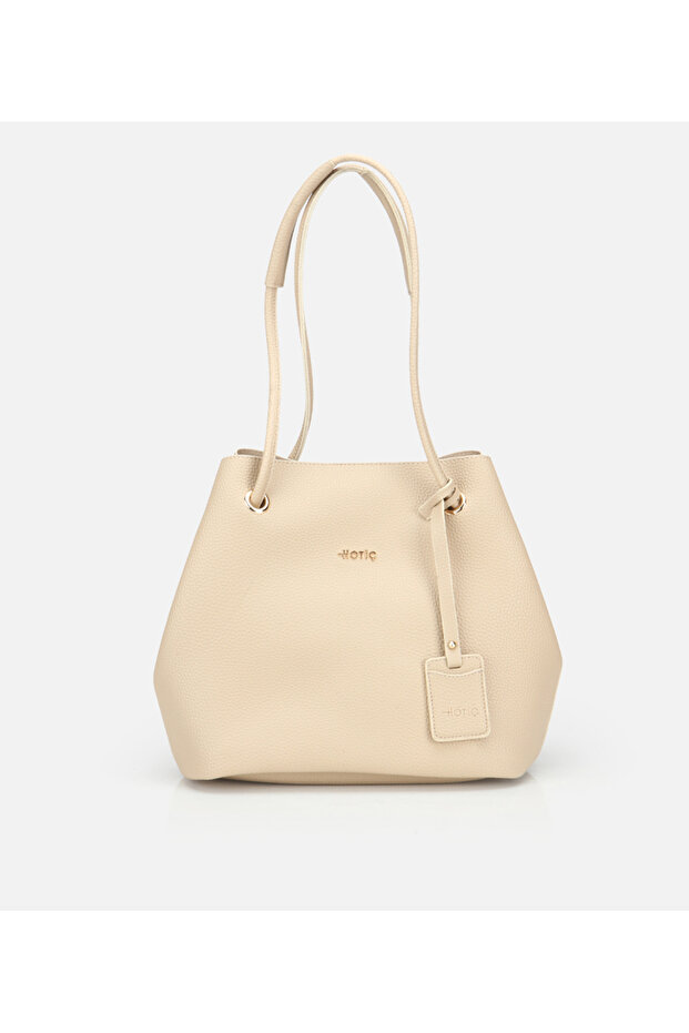 Bej Kadın Çanta - 1