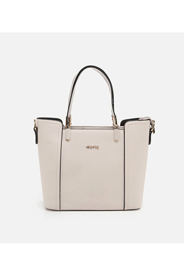 Bej Kadın Çanta - 1