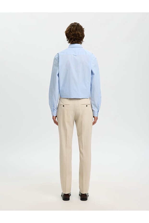 Hose Gewebter Wollgemisch - 3