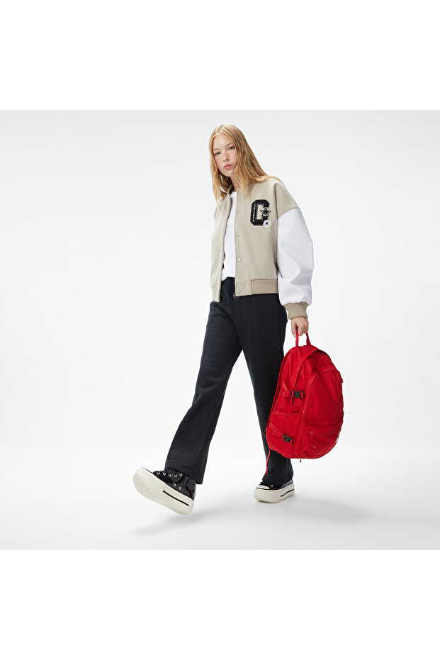 Kadın Dik Yaka Bej Ceket - 4