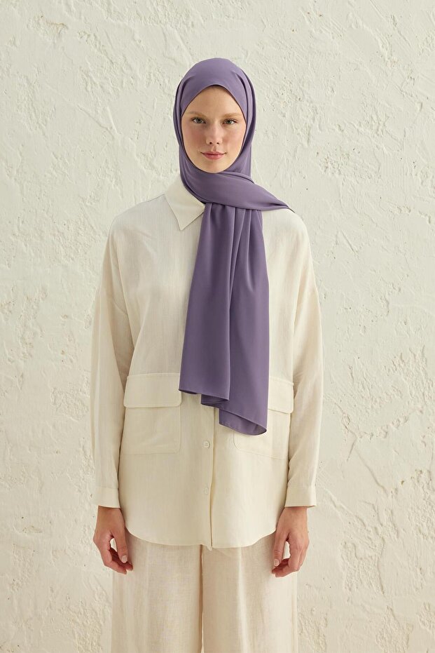 Daily Krep Shawl Violet - 3