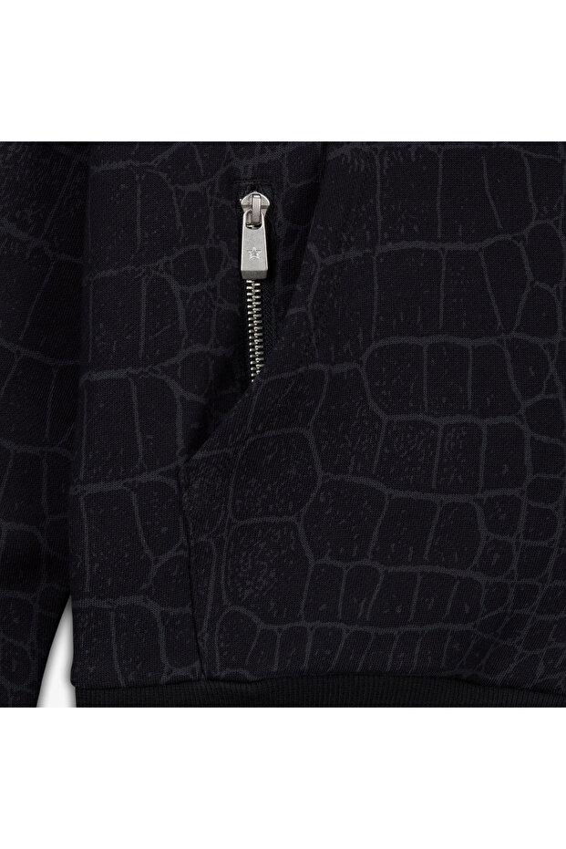 Classic Kadın Siyah Sweatshirt - 4