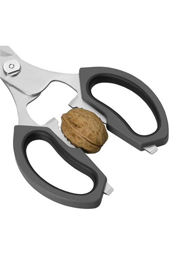 مقص مطبخ متعدد الاستخدامات أسود 21 سم - 5