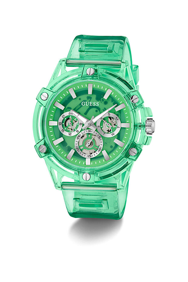 Mens Eco-Friendly Green Multi-function Watch - 1