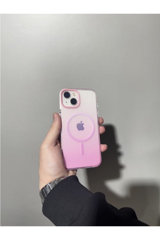 Rainbow - iPhone 13 Compatible Magsafe Compatible Shockproof Dual Color Case
