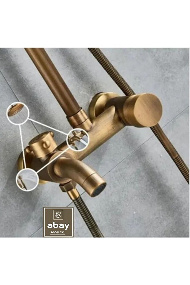 Antik Banyo Duş Seti - 2