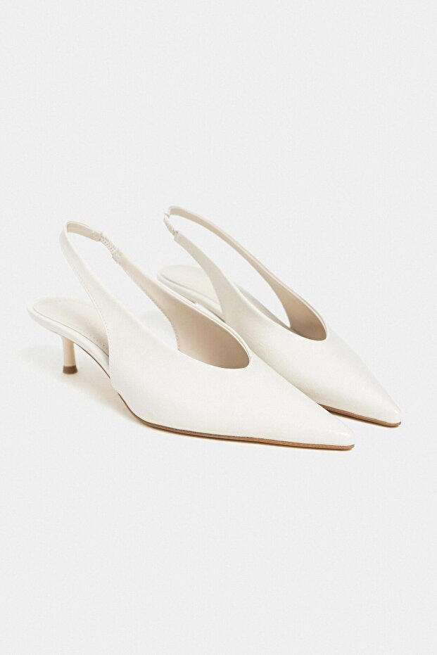 Melvin Beige Patterned Matte Ankle Elastic Detail Damskie buty na wysokim obcasie - 4