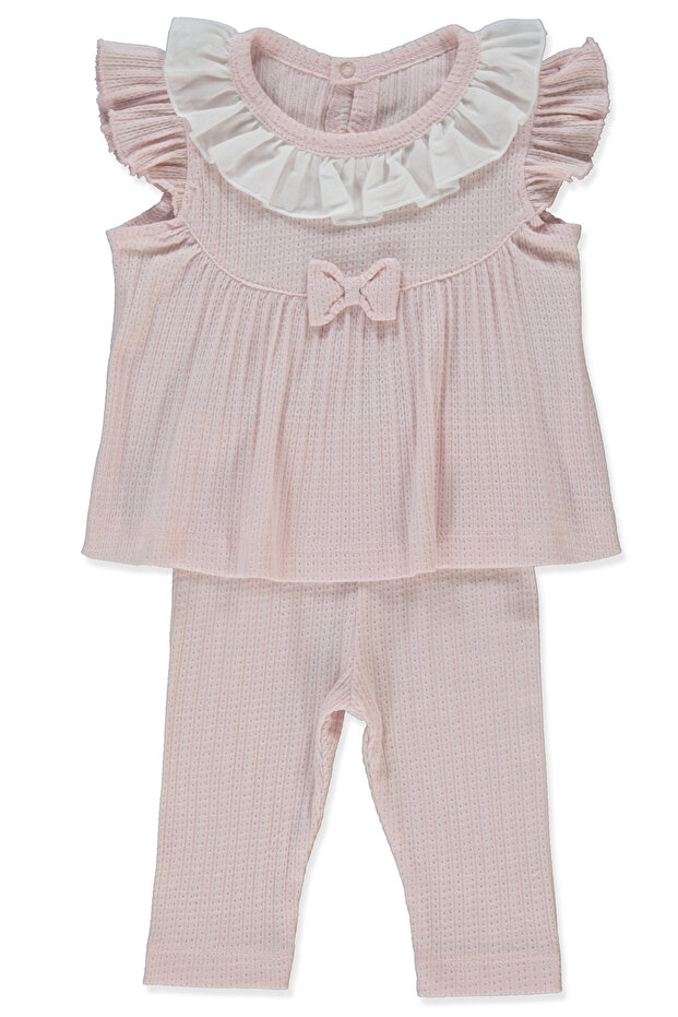 Jakarli Süprem Pajama Set Without Booties 2-Piece (Sweet Princess) Pink