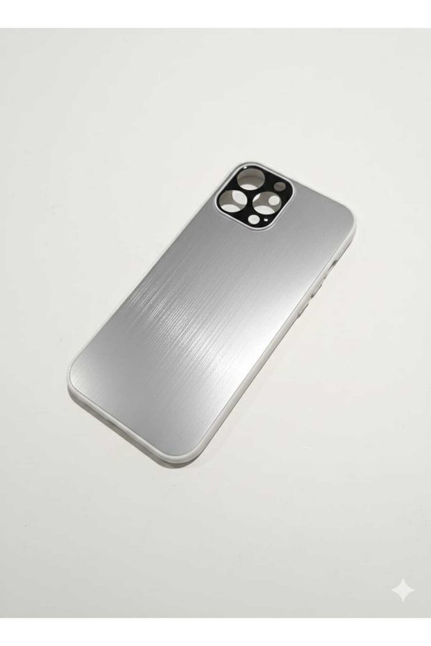 Iphone 12 pro silver mosaic case model.