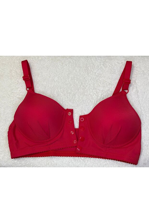 Front Snap (Buttoned) Bra - 3