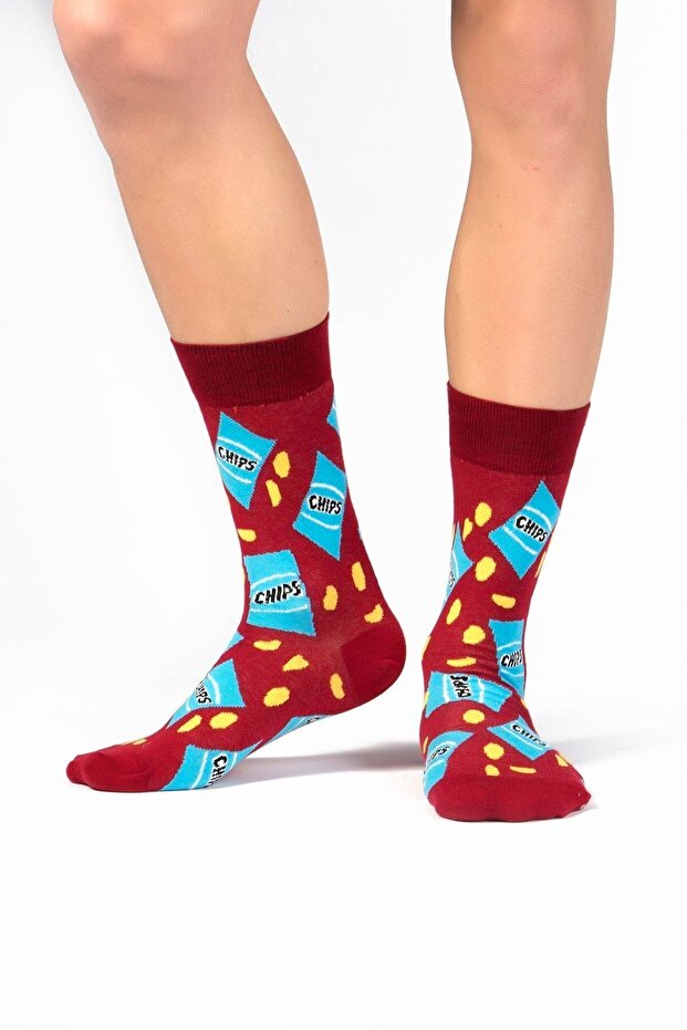 Chips Patterned Socks - 3