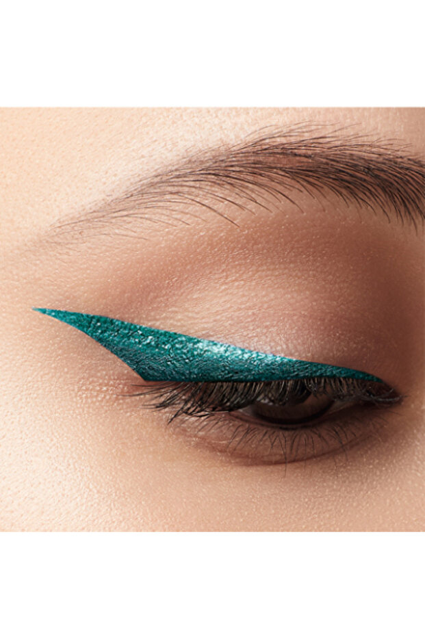 Glam Team Liquid Eyeliner Green Color Gl Lamé Es
