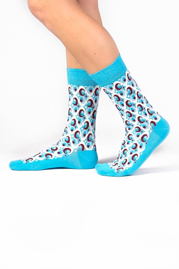 Bubble Desenli Çorap - 2