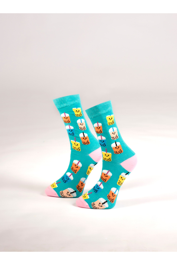 Drink Desenli Çorap - 2