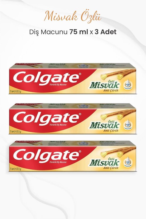 Misvak Özlü Diş Macunu 75 ml x 3 Adet