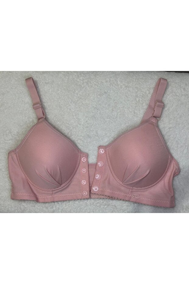 Front Snap (Buttoned) Bra - 3