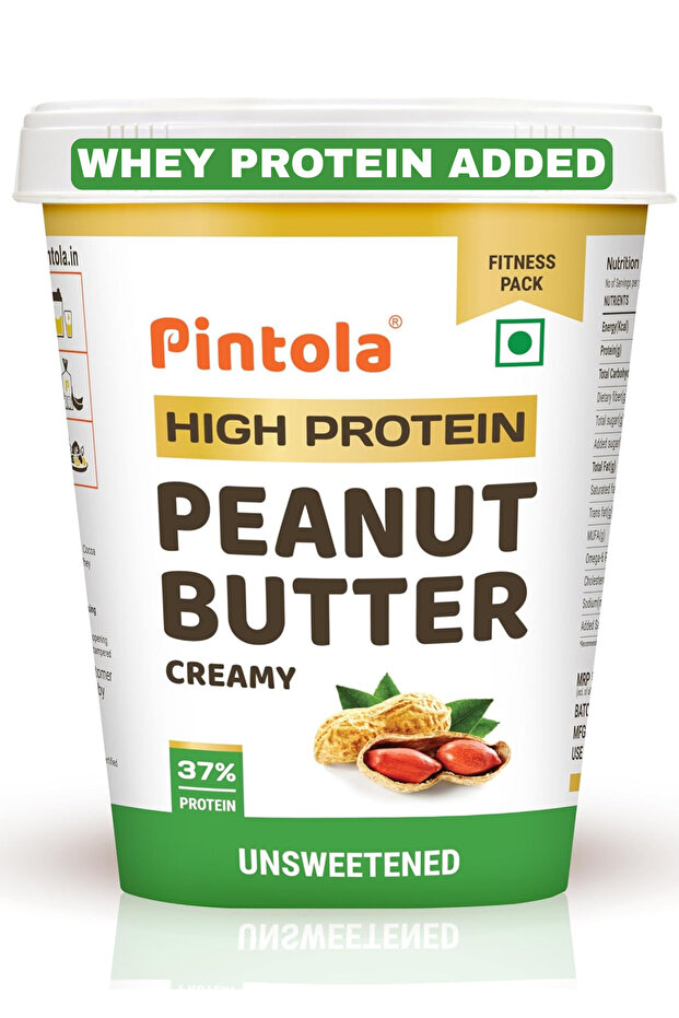 High Protein All Natural Creamy Unsweetened Peanut Butter 510g