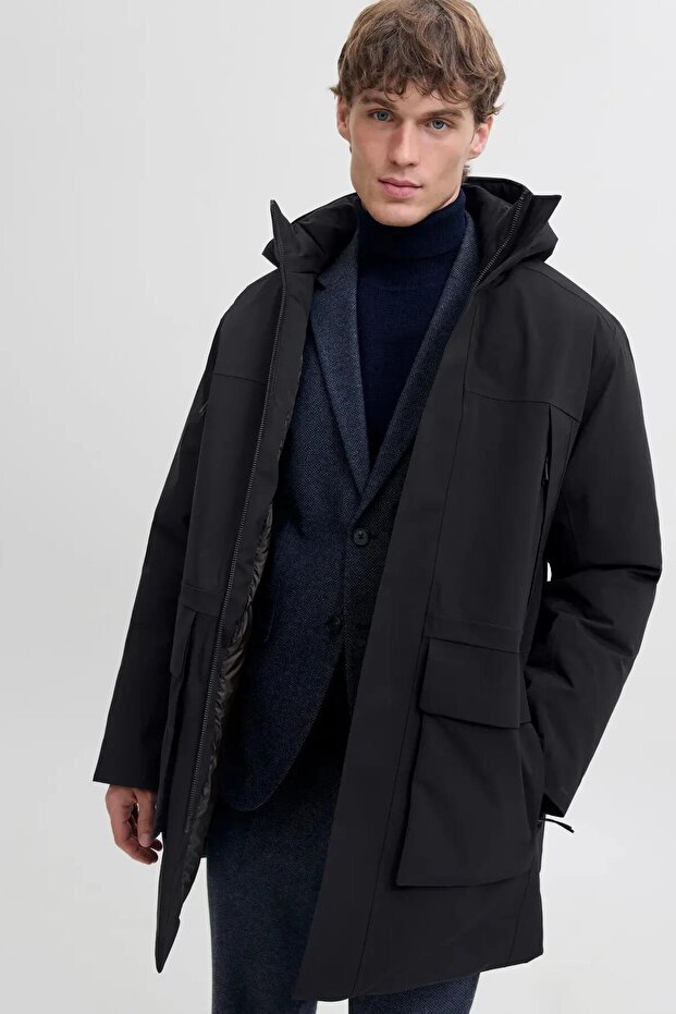 JPRCCMOON PARKA SN أسود 12280904-BL