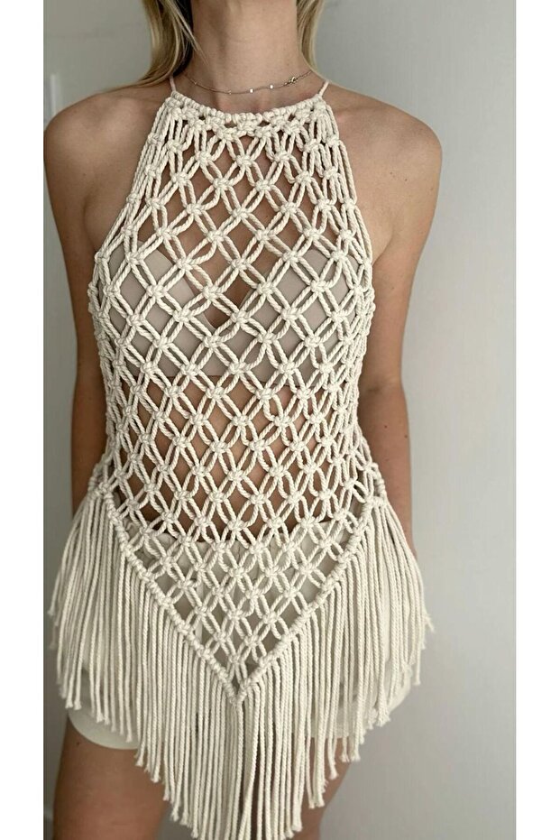 Plažna haljina - Makrame - 1