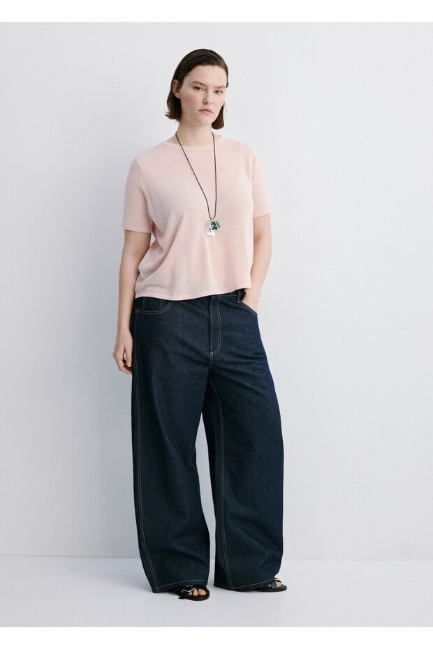 Kısa kollu triko tişört - 8