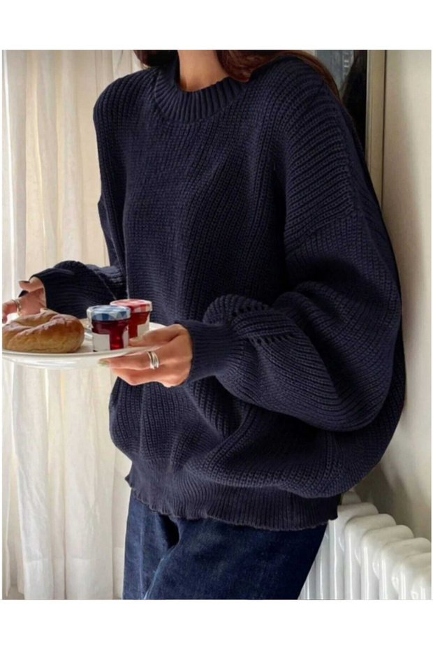 Pulover oversize de damă - 4