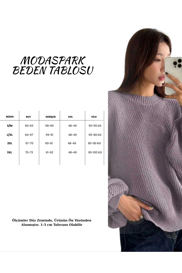 Pulover oversize de damă - 2