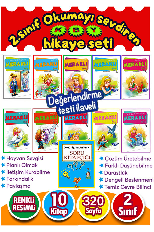 2.sınıflar için tavsiyeli 10 adet karma Macera sevenler için hikaye