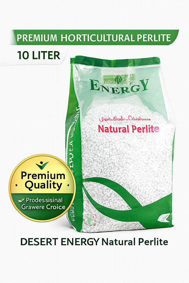 Natural Perlite 10L | Premium Soil Aeration & Drainage Additive for Indoor Plants.
