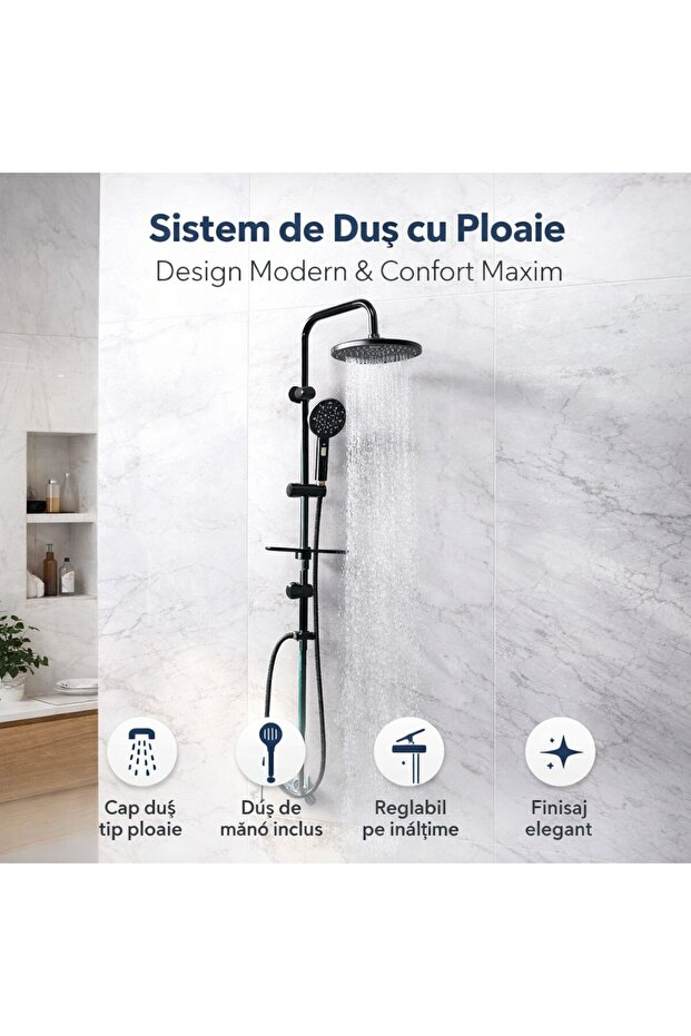 SHOWER COLUMN ISAR RUBY 5F - 5