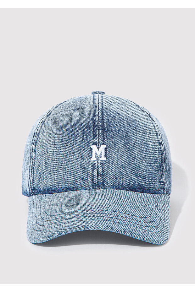 М Бродирана дънкова шапка 1913304-84596 - 3