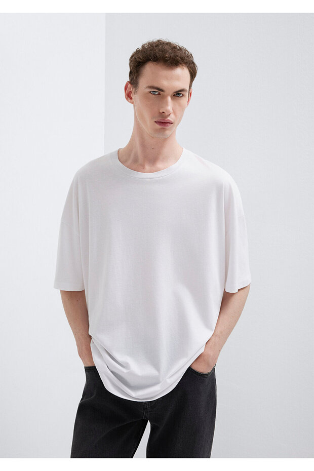 2li Oversize Basic Tişört Oversize / Geniş Kesim 0612162-620 - 3