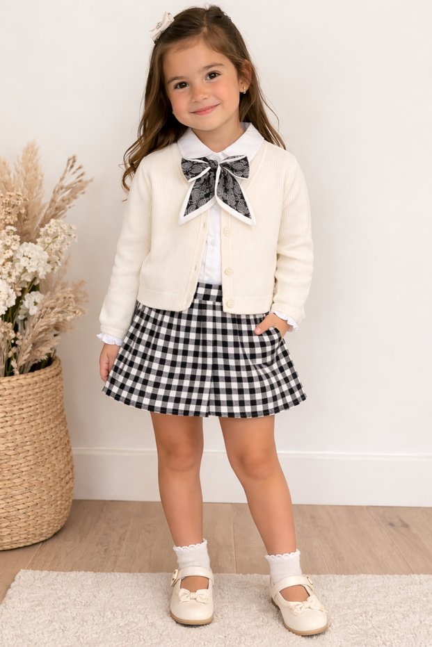 Girls' Shorts and Skirt Flare Set