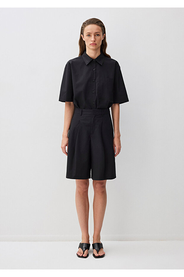 Siyah Bermuda Şort 1410208-900 - 3