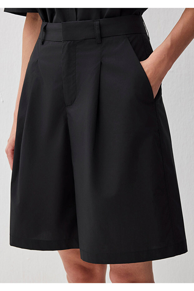 Siyah Bermuda Şort 1410208-900 - 7