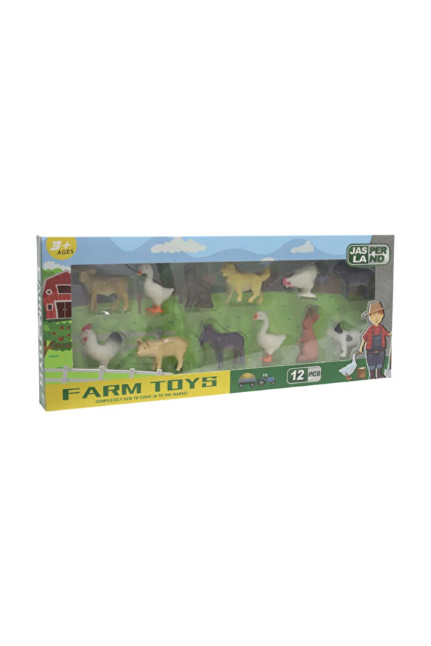 12 Parça Çiftlik Hayvanları Seti - 2