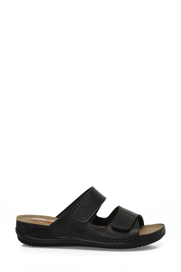 166986.Z6Fx Black Women Slipper