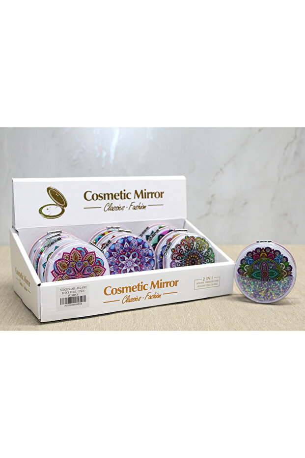 Mandala Patterned Movable Water Mirror - Model 5 - 1