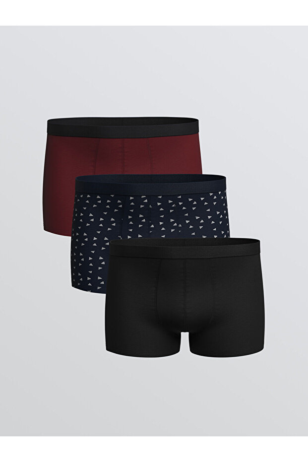 Nevavm Standard Fit Cotton Flexible Men's Boxer 3-Pack