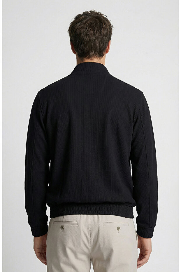 N-Tech Siyah Gofreli Mont - 3