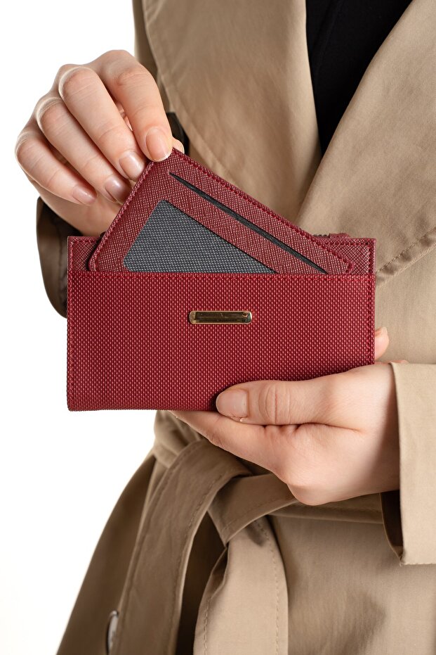 Women's Zipper Compartment Wallet and Card Holder