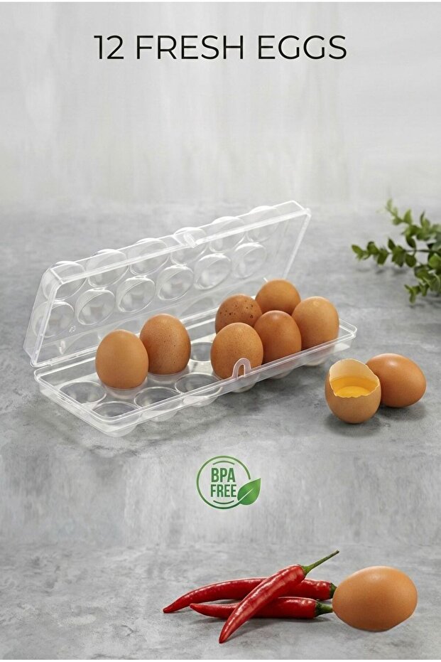 علبة بيض إيمهاوس 12 قطعة - 1