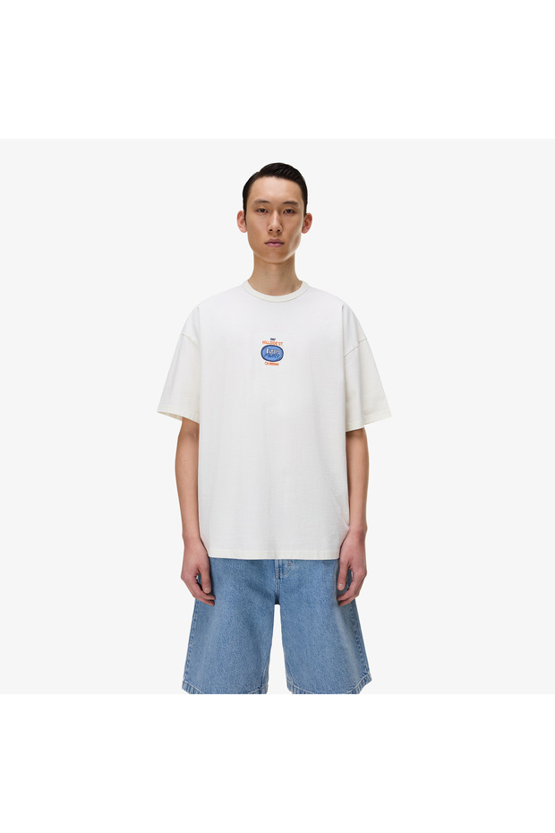 S-Krous Men's White T-Shirt