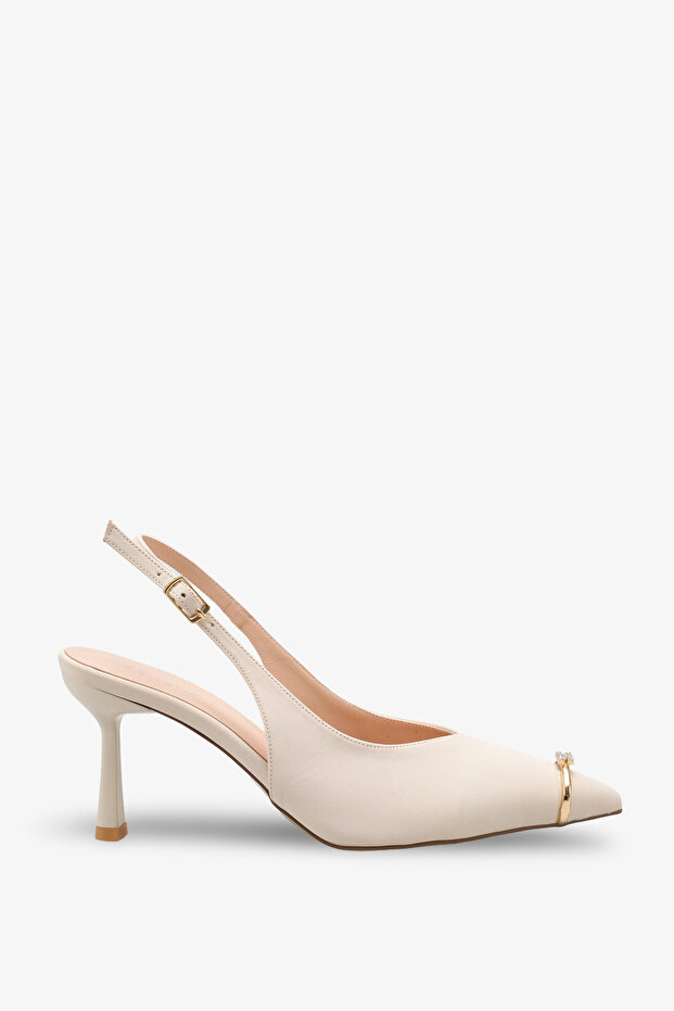 Nonba Women's Accessory Heeled Shoes - Nubuck Leather