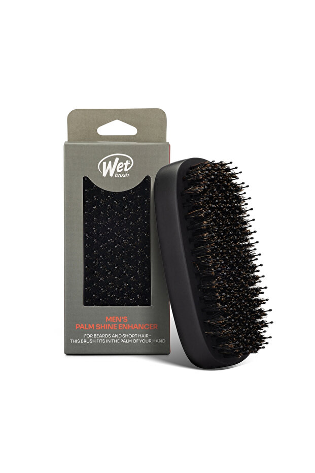 Men's Palm Shine Enhancer Hair and Beard Brush -