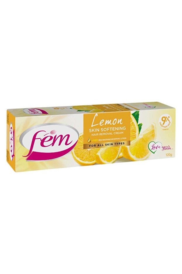 Zesty Lemon Extract Rapid Hair Removal Depilatory Cream (120g)