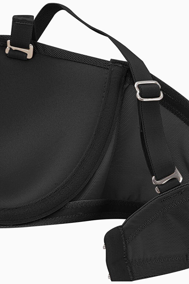 Anka Mesh Fabric Strapless Bra - Supportless - Premium Basic - 2228 - Black - 4